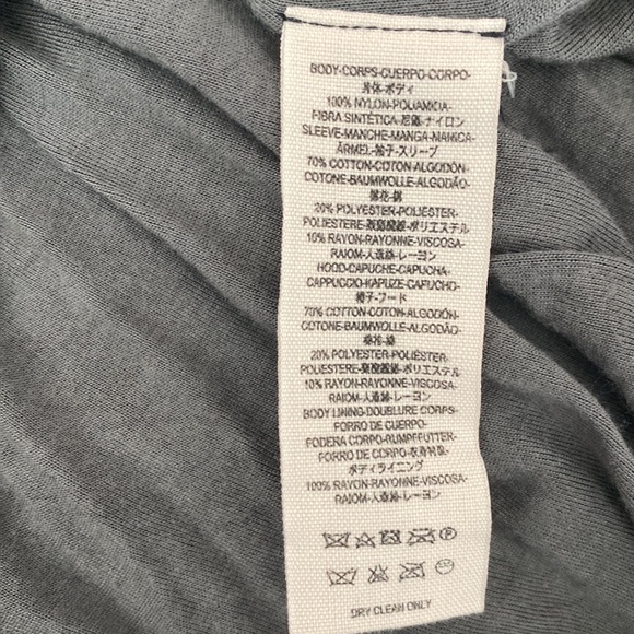 Free People black/gray hooded windbreaker jacket - Picture 13 of 15